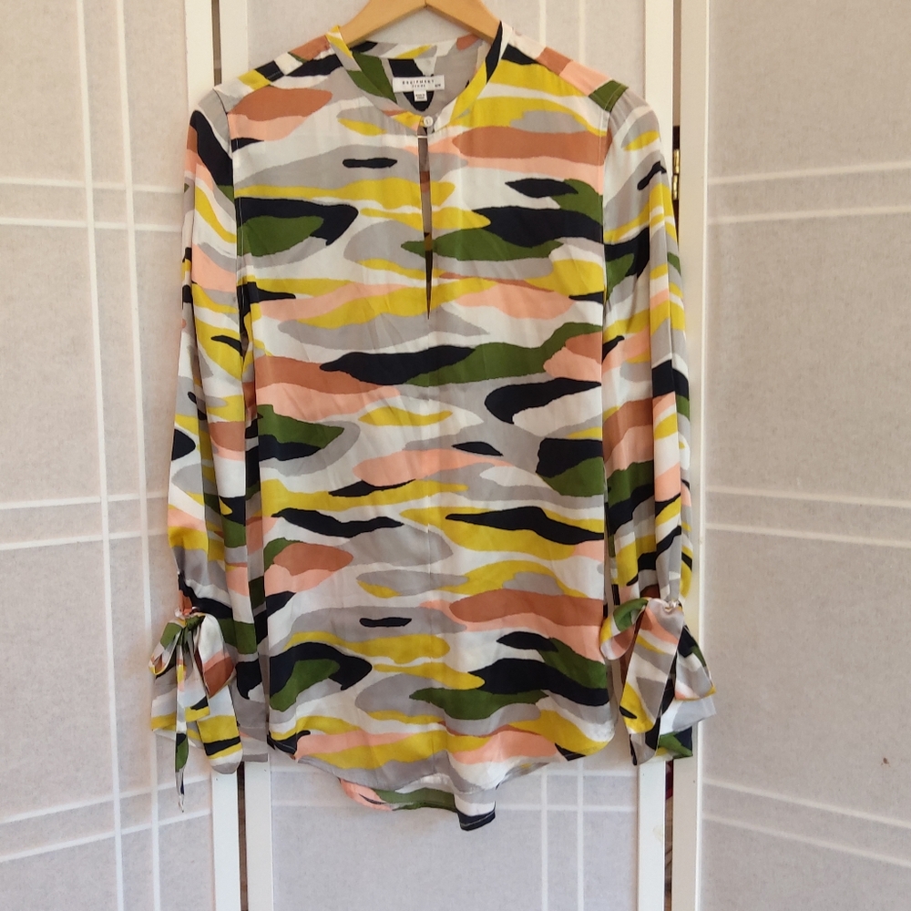 Equipment camo print silk blouse - Picture 4 of 16